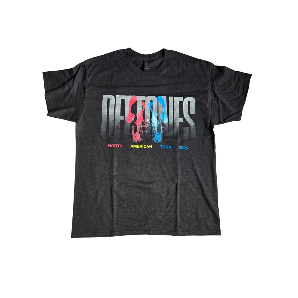 Deftones North American Tour 2025 T-Shirt Black L Mars Volta Fleshwater Concert